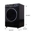 Equator All-in-One Washer Dryer VENTLESS/VENTED PET 1.62cf/15lbs+Portability Kit