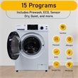 Equator All-in-One Washer Dryer VENTLESS/VENTED PET 1.62cf/15lbs+Portability Kit