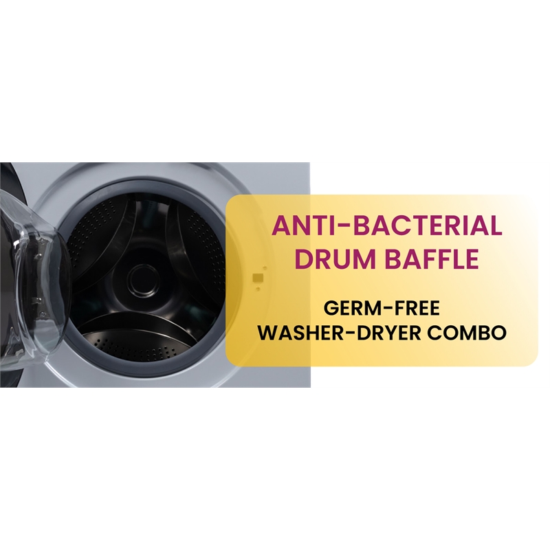 Equator All-in-One Washer Dryer VENTLESS/VENTED PET 1.62cf/15lbs+Portability Kit