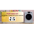 Equator All-in-One Washer Dryer VENTLESS/VENTED PET 1.62cf/15lbs+Portability Kit