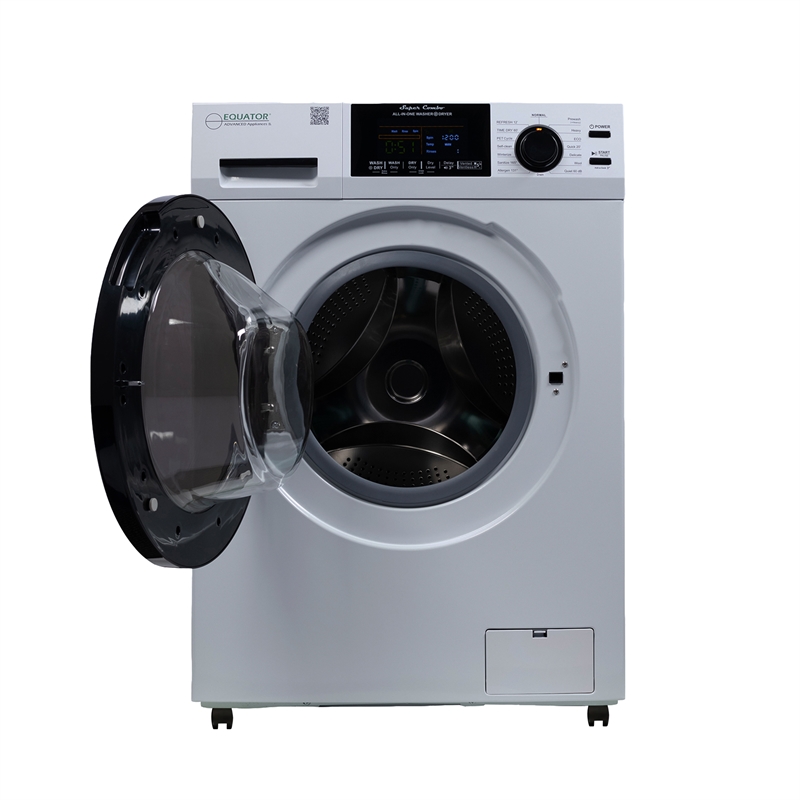 Equator All-in-One Washer Dryer VENTLESS/VENTED PET 1.62cf/15lbs+Portability Kit