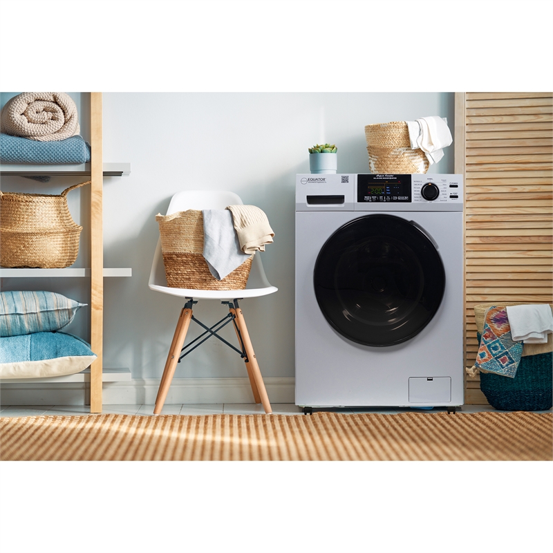 Equator All-in-One Washer Dryer VENTLESS/VENTED PET 1.62cf/15lbs+Portability Kit