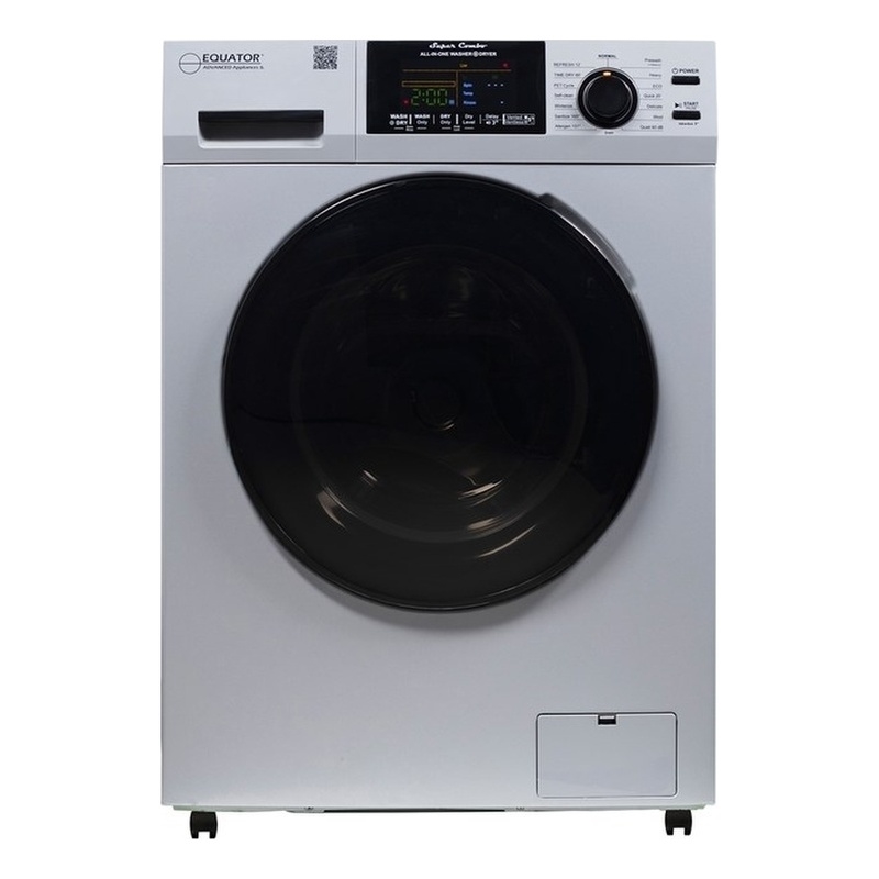Equator All-in-One Washer Dryer VENTLESS/VENTED PET 1.62cf/15lbs+Portability Kit