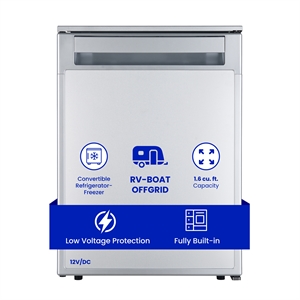 Equator Compact RV-Marine-Offgrid Refrigerator-Freezer 1.6cf 12V 110V