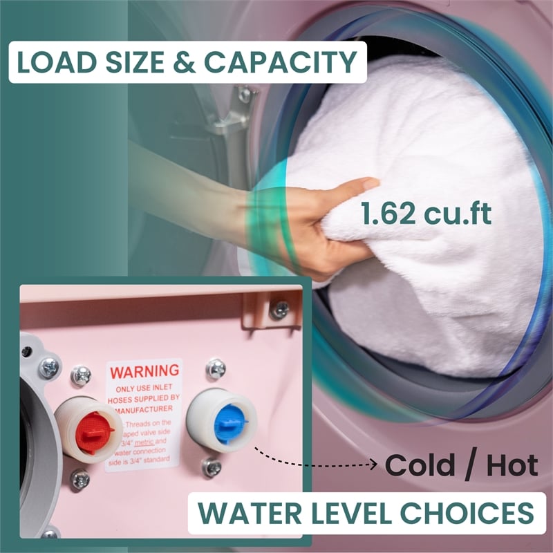 Equator All-in-One Washer Dryer VENTLESS/VENTED PET cycle 1.62cf/15lbs 110V