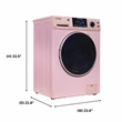 Equator All-in-One Washer Dryer VENTLESS/VENTED PET cycle 1.62cf/15lbs 110V