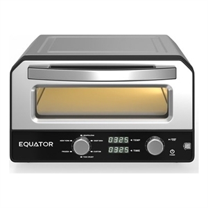 Equator 0.5 Cu.Ft. Indoor/Outdoor Pizza Oven Cooks 12-Inch Pizzas