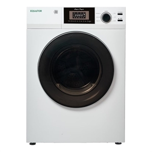 Equator 24&quot Vented Dryer w/Washer Socket 3.1cu.ft 13lb 110V in White