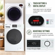 Equator Compact Stackable Laundry Washer EW 822 1.57cf + Dryer ED 848 2.6cf 110V