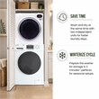 Equator Compact Stackable Laundry Washer EW 822 1.57cf + Dryer ED 848 2.6cf 110V