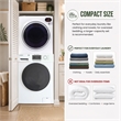 Equator Compact Stackable Laundry Washer EW 822 1.57cf + Dryer ED 848 2.6cf 110V