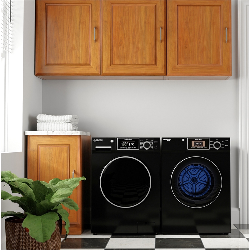 Equator Laundry 110V 15 Lb EW826 Washer 1.62cf+13Lb ED866 DL Vented Dryer 3.1cf