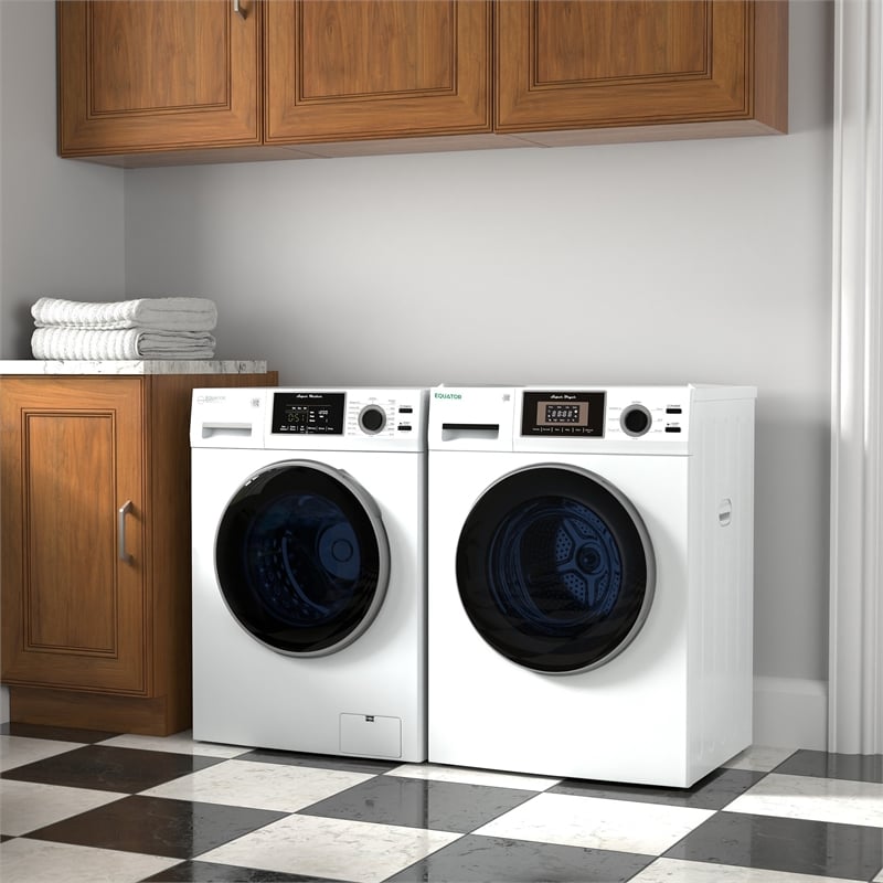 Equator Laundry 110V 15 Lb EW826 Washer 1.62cf+13Lb ED866 DL Vented Dryer 3.1cf