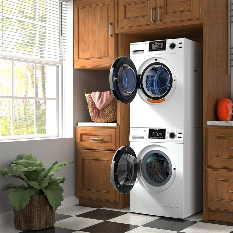 Equator Laundry 110V 15 Lb EW826 Washer 1.62cf+13Lb ED866 DL Vented Dryer 3.1cf