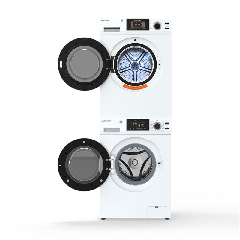 Equator Laundry 110V 15 Lb EW826 Washer 1.62cf+13Lb ED866 DL Vented Dryer 3.1cf