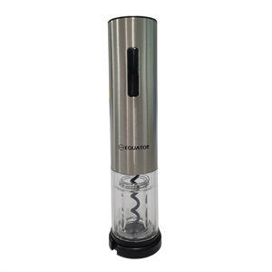 Electric Rechargeable Wine Opener + Foil Cutter Opens 40 Bottles Per Charge