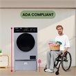 Equator 24in Laundry Pedestal 11in tall + Rollout Storage Drawer Adjustable feet