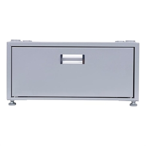 Equator 24in Laundry Pedestal 11in tall + Rollout Storage Drawer Adjustable feet