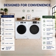 Equator VALUE STACK LAUNDRY 110V 26 Lbs Washer 2.5cf+Vented Dryer 4cf 1 OUTLET