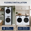Equator VALUE STACK LAUNDRY 110V 26 Lbs Washer 2.5cf+Vented Dryer 4cf 1 OUTLET