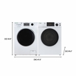 Equator VALUE STACK LAUNDRY 110V 26 Lbs Washer 2.5cf+Vented Dryer 4cf 1 OUTLET
