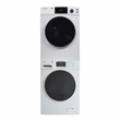 Equator VALUE STACK LAUNDRY 220V 26 Lbs Washer 2.5cf+Vented Dryer 4cf 1 OUTLET