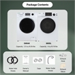 Equator VALUE STACK LAUNDRY 220V 26 Lbs Washer 2.5cf+Vented Dryer 4cf 1 OUTLET
