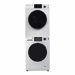 Equator ADVANCED STACK LAUNDRY 220V 26 Lb Washer 2.5cf+Vented Dryer 4cf 1 OUTLET