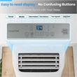 Equator 16000BTU Portable AC Cool+Heat 700sf Auto Swing 110V