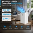 Equator 16000BTU Portable AC Cool+Heat 700sf Auto Swing 110V