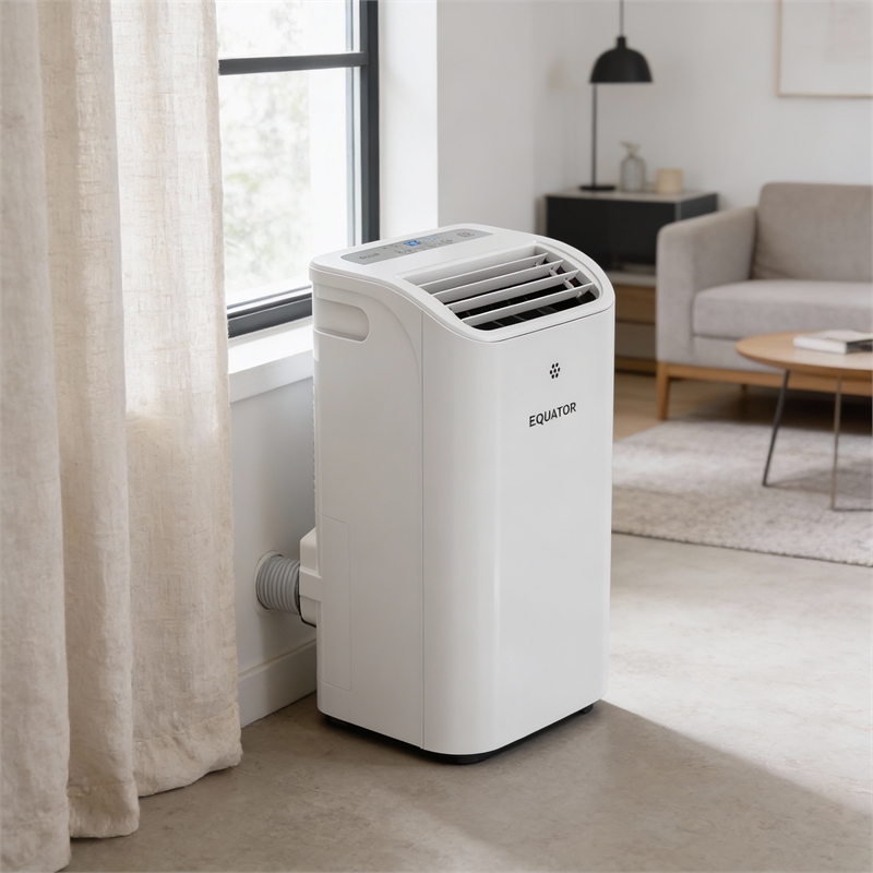 Equator 16000BTU Portable AC Cool+Heat 700sf Auto Swing 110V