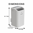 Equator 16000BTU Portable AC Cool+Heat 700sf Auto Swing 110V