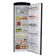 Conserv 24 in. 11 cu. ft. Classic Retro Single Door Refrigerator in Black