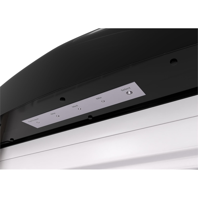 Conserv Retro Refrigerator-Freezer Set in Black