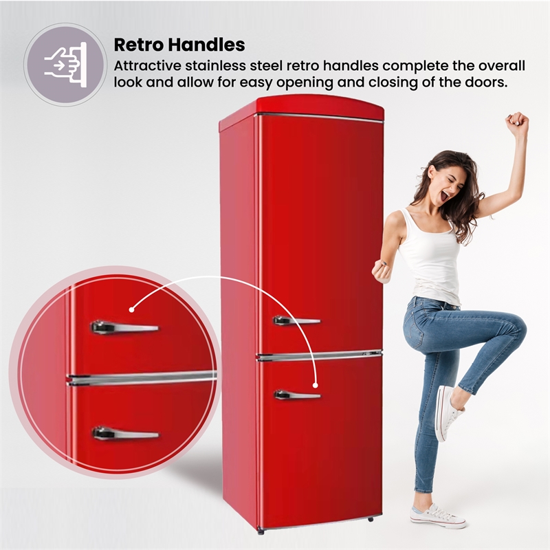 ConServ 3 cu.ft 2 Door Mini Freestanding Refrigerator with Freezer