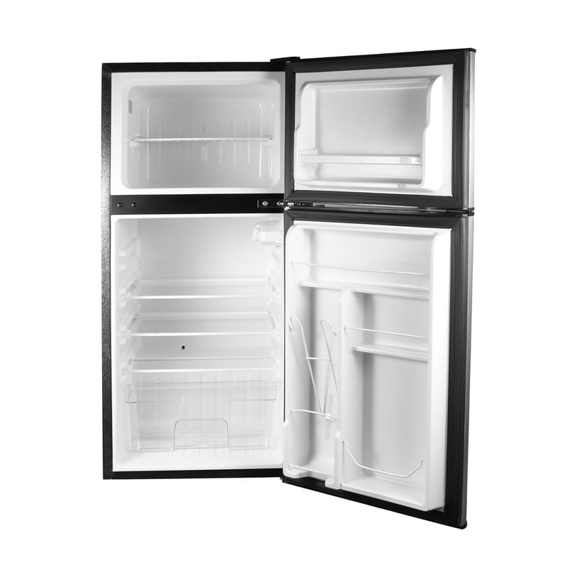 ConServ 4.5cu.ft 2 Door Mini Freestanding Refrigerator with Freezer in Stainless