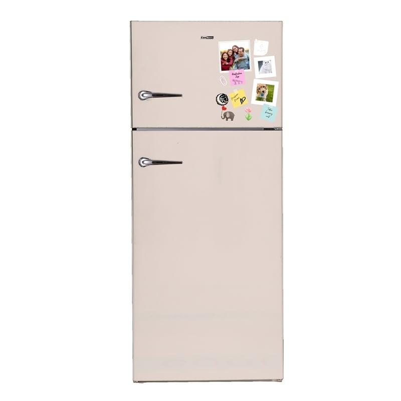 Conserv 30in RETRO Refrigerator 18cf Top Mount FACTORY INSTALLED ICE MAKER 110V