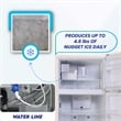 Conserv 30in RETRO Refrigerator 18cf Top Mount FACTORY INSTALLED ICE MAKER 110V