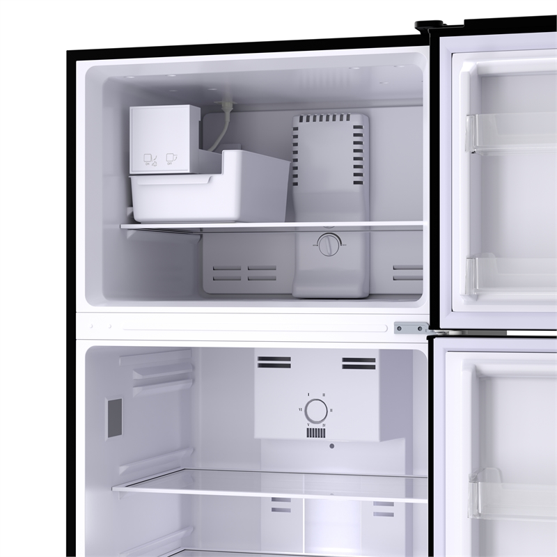 Conserv 30in RETRO Refrigerator 18cf Top Mount FACTORY INSTALLED ICE MAKER 110V
