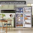 Conserv 30in RETRO Refrigerator 18cf Top Mount FACTORY INSTALLED ICE MAKER 110V