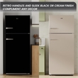 Conserv 30in RETRO Refrigerator 18cf Top Mount FACTORY INSTALLED ICE MAKER 110V