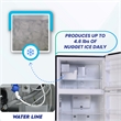 Conserv 30in RETRO Refrigerator 18cf Top Mount FACTORY INSTALLED ICE MAKER 110V