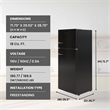 Conserv 30in RETRO Refrigerator 18cf Top Mount FACTORY INSTALLED ICE MAKER 110V