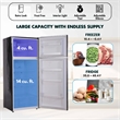 Conserv 30in RETRO Refrigerator 18cf Top Mount FACTORY INSTALLED ICE MAKER 110V