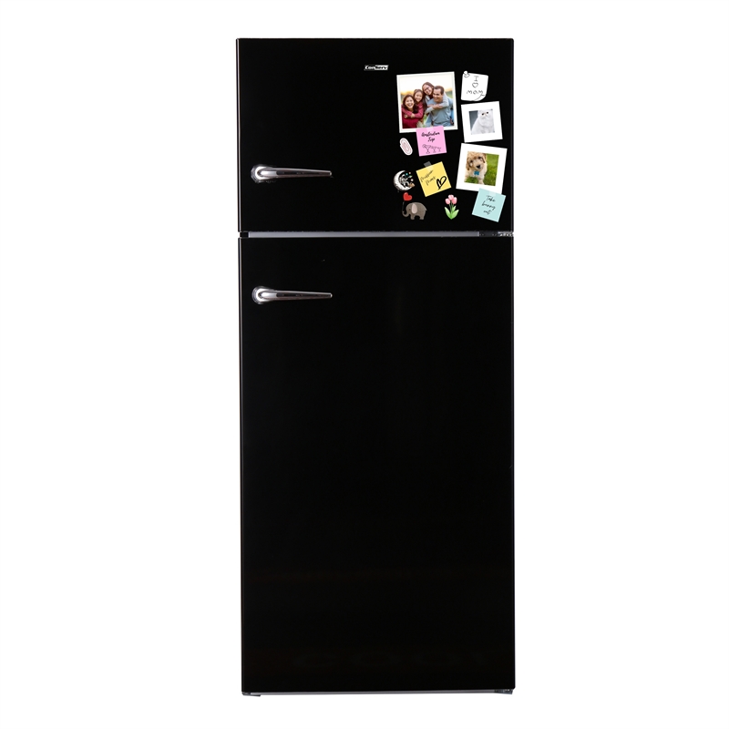 Conserv 30in RETRO Refrigerator 18cf Top Mount FACTORY INSTALLED ICE MAKER 110V