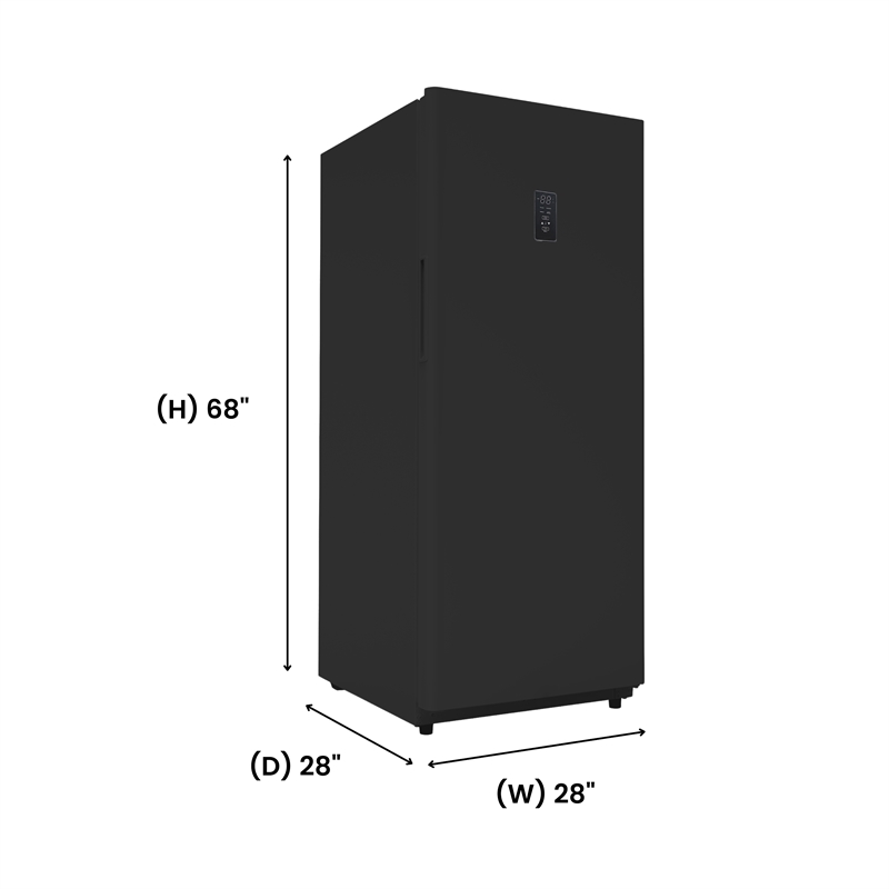 Conserv 14cf Upright Freezer CONVERTIBLE REF Garage Ready E-Star 28in wide 110V
