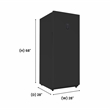 Conserv 14cf Upright Freezer CONVERTIBLE REF Garage Ready E-Star 28in wide 110V