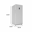 Conserv 14cf Upright Freezer CONVERTIBLE REF Garage Ready E-Star 28in wide 110V