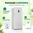 Conserv 14cf Upright Freezer CONVERTIBLE REF Garage Ready E-Star 28in wide 110V