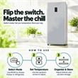 Conserv 14cf Upright Freezer CONVERTIBLE REF Garage Ready E-Star 28in wide 110V